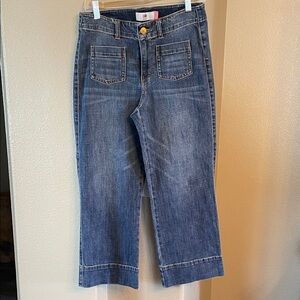CAbi Blue Cropped Jeans